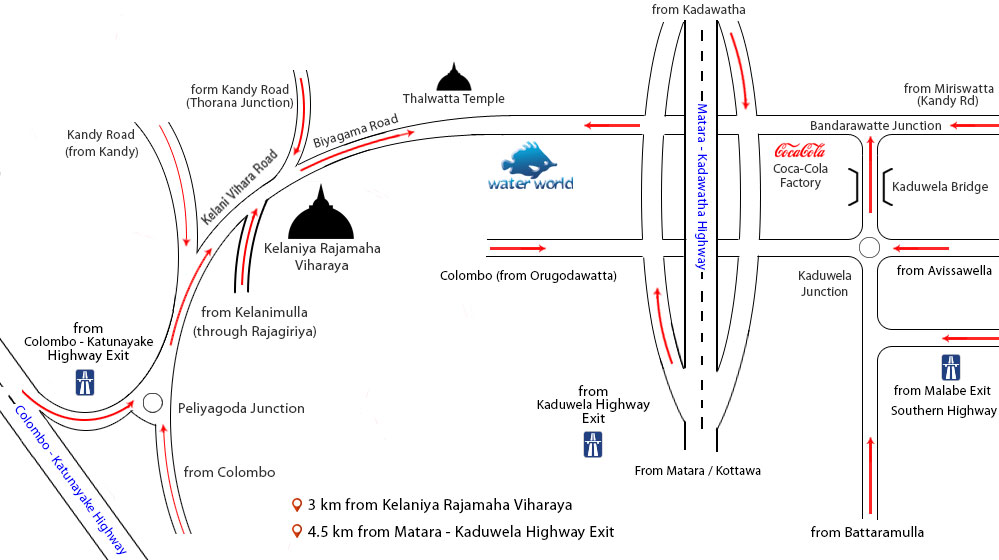 Location Water World Lanka Kelaniya   Water World Lanka Direction Map 